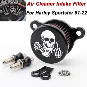 Mp09-001-0008bb-1lmt Lenkdou Motorcycle Air Filter Cleaner Intake For Harley Sportster Xl1200 Iron 883 Xl883n