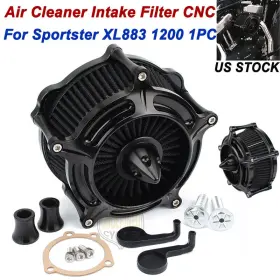Mp09-007-0002bb-le Lenkdou Air Cleaner Intake Filter For Harley Sportster Iron 1200 Xl883 48 72 1991-2023