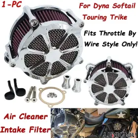 Mp09-008-0001crdt Lenkdou Air Cleaner Filter Kit For Harley Touring 08-16 Softail 16-17 Dyna Fxdls 2017