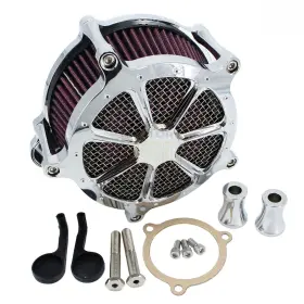 Mp09-008-0001crl1 Lenkdou Air Cleaner Intake Filter For Harley Touring Road King Street Glide 2008-16