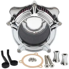 Mp09-008-0008crdt Lenkdou Clear Air Cleaner Intake Filters Kit For Harley Dyna Fat Bob Low Rider Breakout