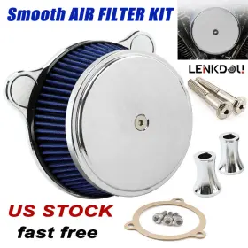 Mp09-008-0032cbllmt Lenkdou Cnc Air Cleaner Intake Filter For Harley Touring Road King Street Glide 2008-16