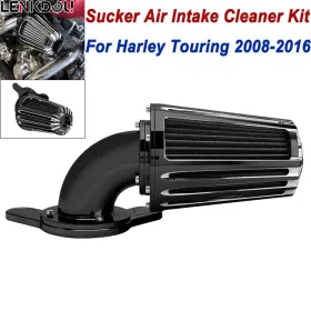 Mp09-008-0037bwbid Lenkdou Cone Air Cleaner Intake Filters For Harley Touring Electra Road Glide 08-16 Dyna