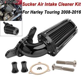 Lenkdou Mp09-008-0037bwblmt For Harley Cone Air Intake Filters Cleaner Touring Twin Cam 08-16 Softail 16-17