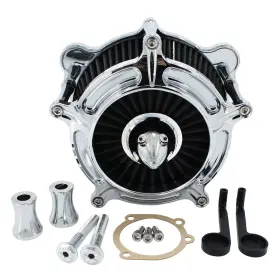 Mp09-009-0002cbl1 Lenkdou Cnc Air Cleaner Intake Filter For Harley Dyna Softail Touring Street Road Glide