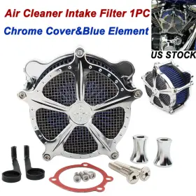 Mp09-009-0003cbl-le Lenkdou Air Cleaner Intake Filter Kit For Harley Dyna Touring Street Road Glide Softail