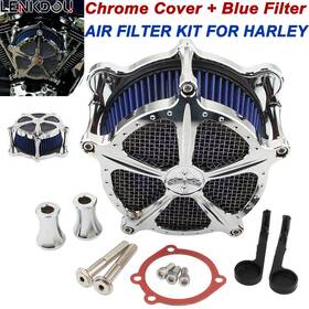 Lenkdou Mp09-009-0003cbll1 For Harley Air Cleaner Intake Filter Touring Road King Street Glide Softail Dyna
