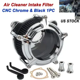 Mp09-009-0008cb-le Lenkdou Air Cleaner Intake Filter For Harley Softail Dyna Touring Street Road King Glide
