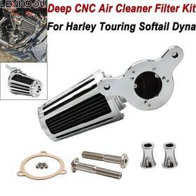 Lenkdou Mp09-009-0037cblmt For Harley Cone Chrome Air Filter Cleaner Intake Dyna Touring Softail Road Glide