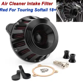Mp09-010-0013br-le Lenkdou Air Cleaner Intake Filter Ki For M8 Harley Touring Street Road Glide Softail 18