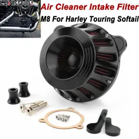 Mp09-010-0013brlmt Lenkdou M8 Cnc Air Cleaner Filter Red Intake For Harley Touring Street Glide Softail 18