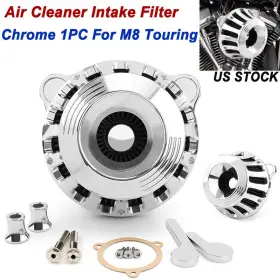 Mp09-010-0013cb-le Lenkdou Cnc Chrome Air Cleaner Intake Filter For Harley M8 Touring Street Road Glide 17