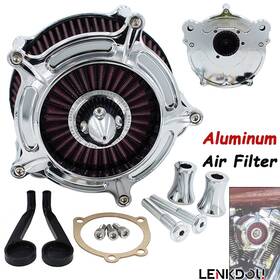 Lenkdou Mp09-dt009-0002cr For Harley Dyna Softail Road King Glide Turbine Cleaner Spike Air Filter