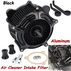 Lenkdou Mp09-dtus010-0002bb 1 Black Spike Air Cleaner Intake Filter Kit For Harley Tourng Street Road Glide