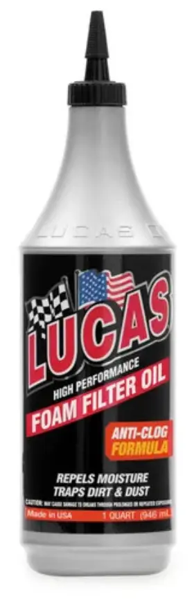 Nncwf6olzo Lucas Oil High Performance Foam Air Filter 1 Quart For Offroad Motorcycle