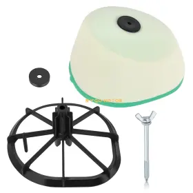 13780-37f20 M Mati Air Filter Cleaner With Cage Holder And Wing Bolt For Suzuki Rm125 Rm250 2001-2008