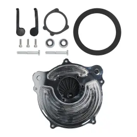 Euy1rs Maxpeedingrods Black Air Filter Intake System For Harley Dyna 00-17 Softail 2000-2015 Aluminum