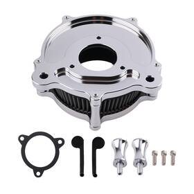 Maxpeedingrods Pu84qg Engine Air Cleaner For Harley Road Glide Touring 2008-2016 Billet Aluminum Black