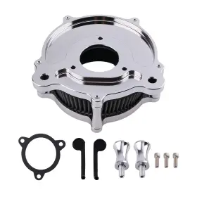 Pu84qg Maxpeedingrods Engine Air Cleaner For Harley Road Glide Touring 2008-2016 Billet Aluminum Black