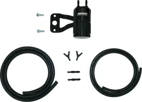 84663857140 Moroso Air Oil Separator Twin Cam With Stock Cleaner Black