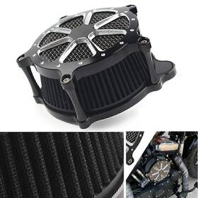 Motohij 550738831259 Moto Air Filter Cleaner For Harley Dyna Fxr 1993-17 Softail 93-15 Touring 93-07