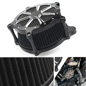 Motohij 550738831259 Moto Air Filter Cleaner For Harley Dyna Fxr 1993-17 Softail 93-15 Touring 93-07