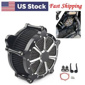 Motorshop 77us 665897141849 Air Filter Motor For Harley Davidson Dyna Street Bob Softail Touring 1993-15 Us