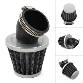 Motorshop168 532613275617 45mm Bent Air Filter Cleaner Scooter Dirt Pit Quad Bike Atv For Gy6 50cc-150cc