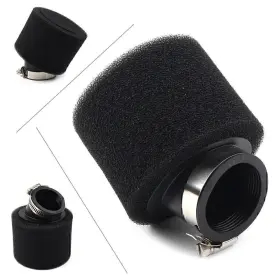 Motorshop168 550719120174 42mm Motorcycle Angled Black Air Filter Atv For Quad Go Kart Crf Pit Dirt Bikes