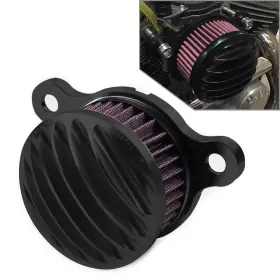 Motorshop168 550724423581 Motorcycle Black Air Cleaner Intake Filter For Harley Sportster Xl883 1200 48 72