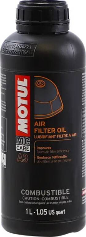 Motul Cuug4hne82 Foam Air Filter Treatment Oil 1 Quart Liter