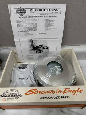 N.o.s. Harley Davidson S.e. 8 Filter Kit 29067-90 29067-90 S.e. Inch Round Air New 1340 Motors Nos