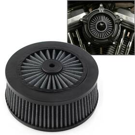 Never0say 550756696588 Air Cleaner Filter Element Black Fit For Harley Sportster Touring Dyna Softail