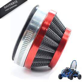 New Olym 709923358631 60mm Performance Motorcycle Air Filter For Dellorto Style Sha Red