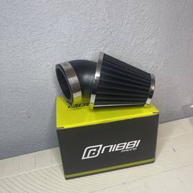 Nibbi 42wtblk 48mm Air Filter Cleaner For 140cc Go Kart Atv Pit Dirt Bike Buggy Scooter
