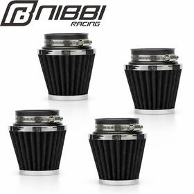 Nibbi Kl-zt-48-b-4 Carburetor Air Filter Intake Cleaner 48-50mm For Honda Shadow Ace 750 1100