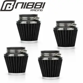 Kl-zt-48-b-4 Nibbi Carburetor Air Filter Intake Cleaner 48-50mm For Honda Shadow Ace 750 1100