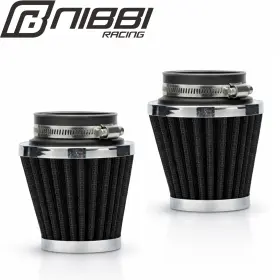 Klzt-48-b-2 Nibbi Washable Air Intake Filter Pod 48mm For Honda Cb350 Cb360 Cb450 Cb500t Cl