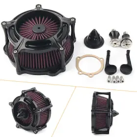 Oneclubaa 550741542241 Spike Turbine Air Cleaner For Sportster Xl883 48 Filters Low Xl883l 2007-2019 18