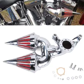 Mrp-hl017044 Oumurs Spike Intake Air Cleaner Filter For Harley V Twin Touring Electra Glide Softail