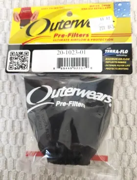 20-1023-01 Outerwears Pre-filter Base 3.75 Inch Top Height 4