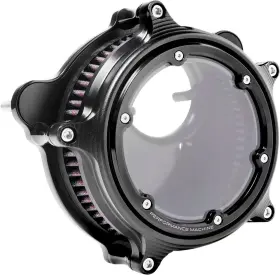 0206-2157-smb Performance Machine Pem. Vision Air Cleaner With Bezel Black Ops For 93-17 Hd Twin Cam
