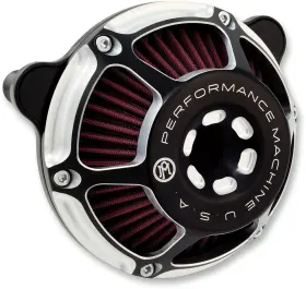 0206-2124-bm Performance Machine Pm Max Hp Air Cleaner Kit - Contrast Cut