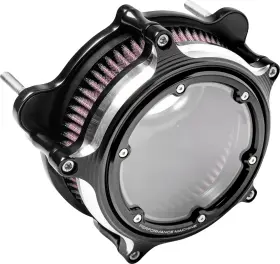 0206-2166-bm Performance Machine Pm Vision Air Cleaner Kit - Contrast Cut