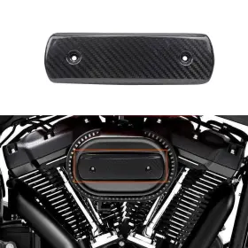 501017 Powerjames Carbon Fiber Air Cleaner Trim Cover For Harley 2018-24 Fat Bob Boy Breakout 114