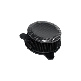 501026 Powerjames 100% Carbon Fiber Air Filter Cleaner For Harley Softail Fxbb Fxbr Flfb Fxlr Flsb