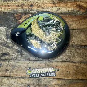 237-0304 Pro Sport Harley Tear Drop Air Cleaner Cover Live To Ride Shovelhead Ironhead Evo- S&s