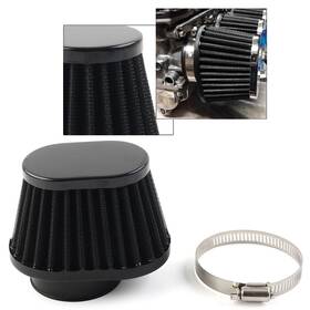 Purple 550746317431 1 X Black 51mm 2 Inch Air Intake Filter Cleaner Pod For Universal Motorcycle