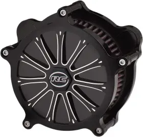 Ab-09b-122e Rc Components Airstrike Exile Air Cleaner Black Eclipse #ab-09b-122e