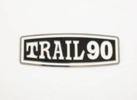 Reman 87128-077-000 Honda Trail 90 Air Filter Housing Metal Emblem. Ct90 Box Decal K1